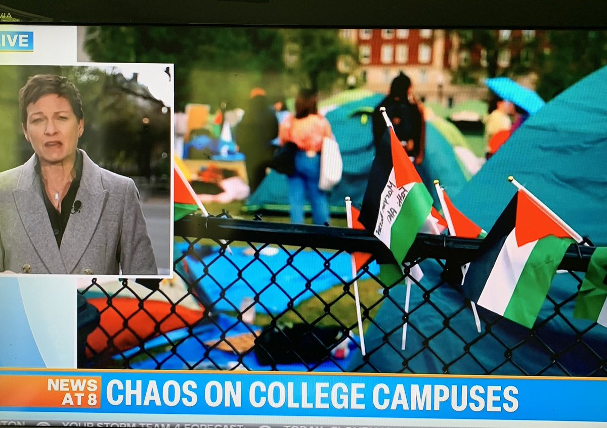 Chaos? Peaceful protests. Chaos happened when police tried to stop them. @TODAYshow your characterization fuels trampling on free speech.