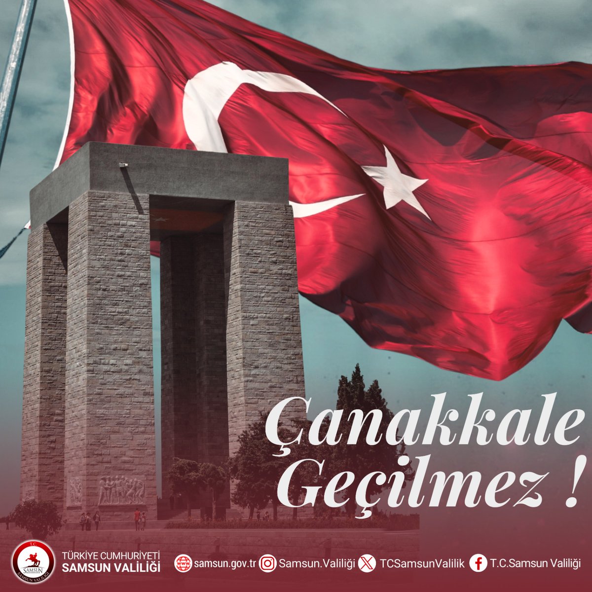 #Çanakkale Geçilmez!🇹🇷

Çanakkale Kara Savaşları'nın 109. yıl dönümünde bu toprakları bize emanet eden aziz şehitlerimizi ve başta Gazi Mustafa Kemal #Atatürk olmak üzere bütün kahramanlarımızı rahmet ve minnetle yad ediyorum.

Ruhları şad, mekânları cennet olsun.