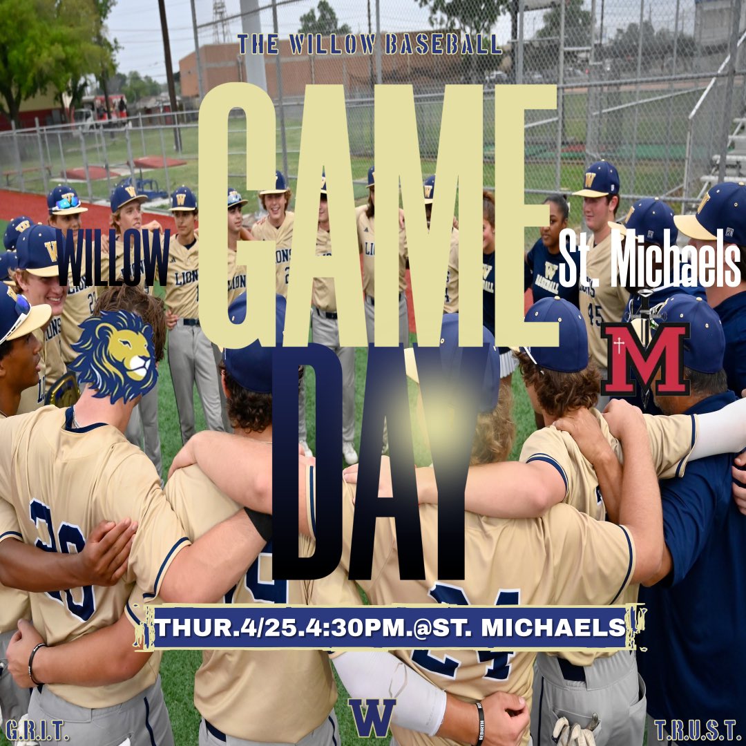 MAKE IT COUNT‼️ ⚾️REGIONAL PLAYOFF GAME DAY 🆚- St. Michaels 📅-4/25/24 📍-St. Michaels ⏰- 4:30PM #ALLIN #COMMITMENToverGoaL #1-0