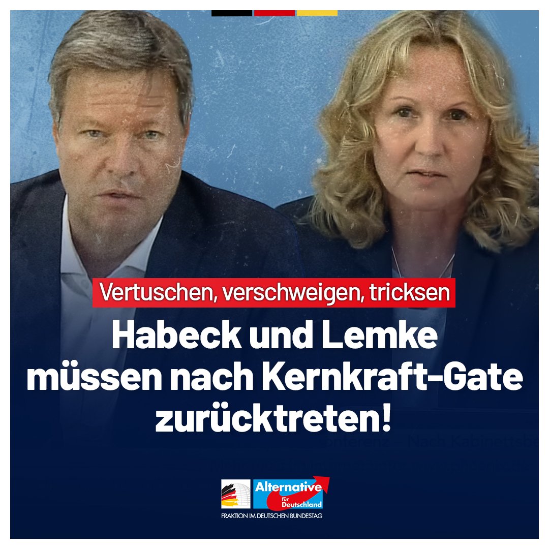 „Die Akten offenbaren einen Staatsskandal. Die Positionen der AfD-Bundestagsfraktion werden durch die Unterlagen bestätigt. Der Ausstieg aus den letzten deutschen Kernkraftwerken war nicht nur unnötig, sondern schädlich. Das war auch von vorneherein absehbar. Aus ideologischen