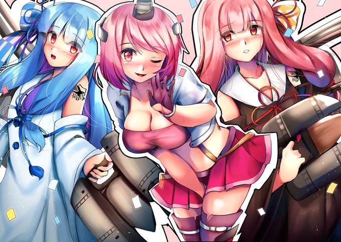 リクエストいただきましたペンサコーラ(アズレン)&琴葉姉妹(VOICEROID)です 