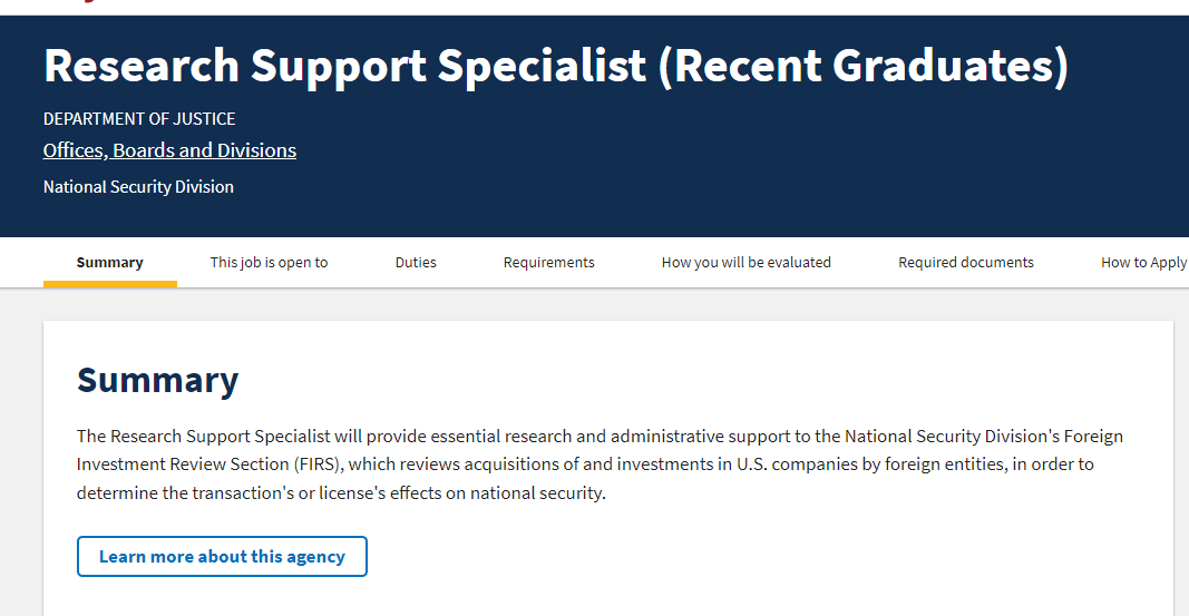 opportunitiesfy's tweet photo. ๐ Recent grads, exciting opportunity at the Department of Justice in Washington, DC! Earn $45,146 - $88,926/year (GS 5 - 9). Deadline: May 2. Evaluate national security implications of foreign investments. Apply now: https://t.co/jquvY81gCl
#JobOpportunity #RecentGrads #DOJ https://t.co/2bAkQkgjDV