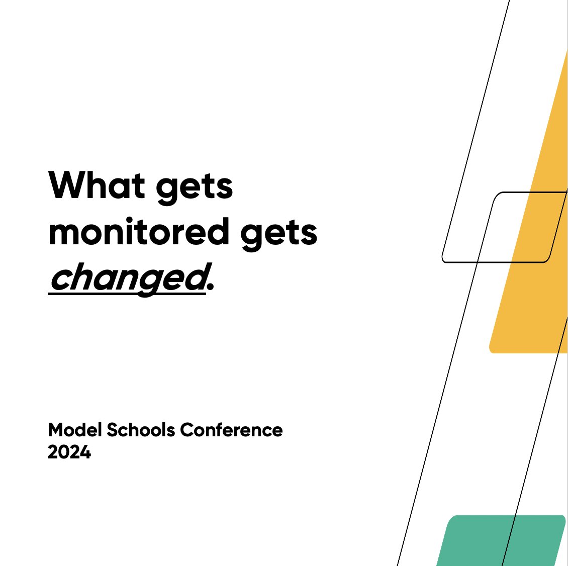 Model School leaders are hyper focused on progress monitoring because what gets monitored gets changed. Join us to learn which specific data indicators are being targeted - on purpose, with intention. hmhco.com/msc #change #inspiration #data #learning #leadership #k12