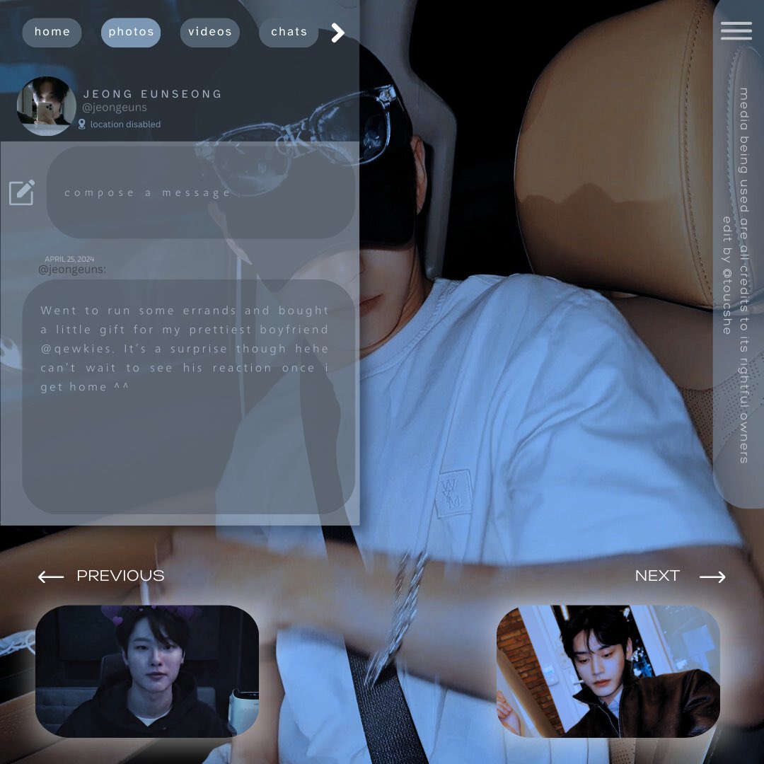 ㅤ

                        𖥻 SNS 업데이트 
ㅤ                       ﹫jeongeuns   ⵓ   apr 25 , 24

ㅤ