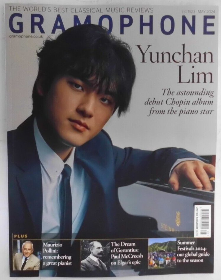 The copies have arrived! 🔥 The multi talented #YunchanLim for Gramophone magazine. Now in stock! 🥰 Order worldwide: tinyurl.com/8xehea3e