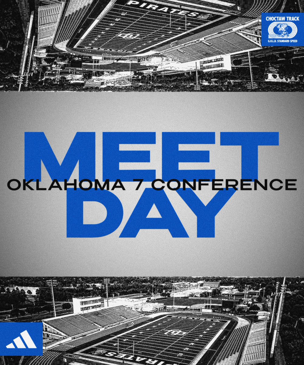 Conference Championship Day! 🏆 Oklahoma 7 Conference 📍 Putnam City High School 🗺️ 5300 NW 50th St Warr Acres, OK 🏟️ Pirate Stadium ⏰ Fields: 3:30/Track: 4:00 📊 live.endurousa.com/meets/35326 #StingEm I #GOLDStandardSpeed