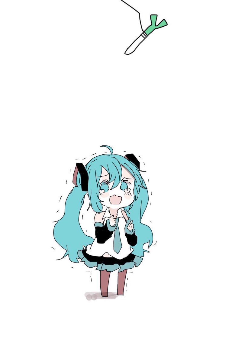 初音ミク 「とれない 」|sakiのイラスト