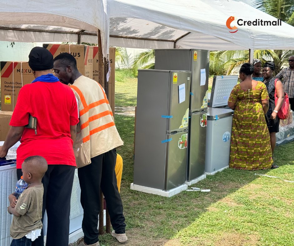 creditmallgh's tweet photo. 1 | Our Q2 Fairs have kicked off!
Join us at our ongoing Fairs happening this week in Accra, Kumasi and Tamale for amazing discounts and FREEBIES!👇
#creditmall #buynowpaylater #teachersfund #ghana #accra #kumasi #tamale #splitpayments #payeasy #livecomfortable #nodownpayment https://t.co/5OPVVDrXOK