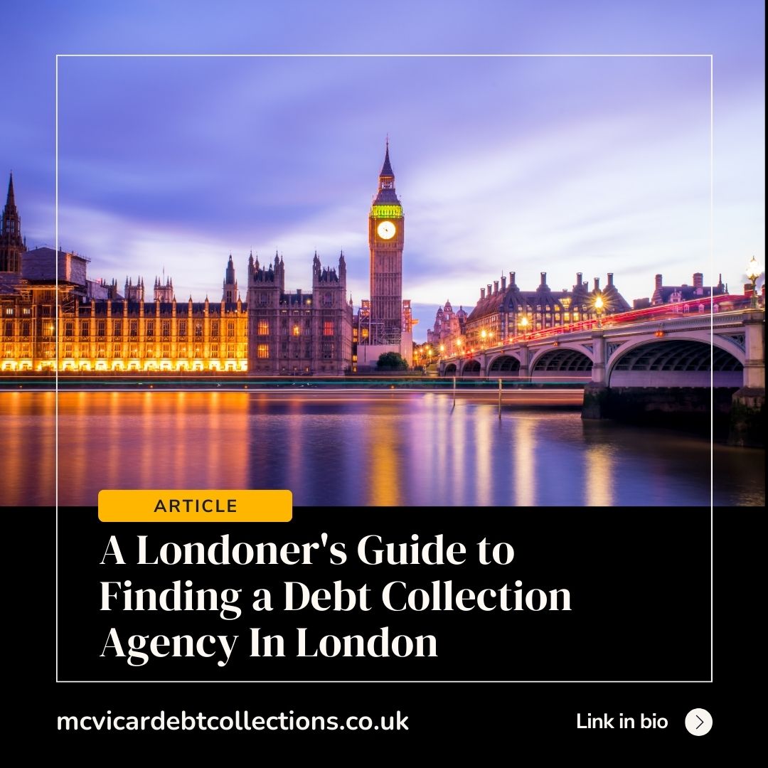 A Londoner's Guide to Finding a Debt Collection Agency In London. Check out our latest article for expert tips and insights.
mcvicardebtcollections.co.uk/a-londoners-gu…
#LondonDebtCollection #DebtCollectionAgency #LondonFinance #DebtRecoveryUK #CreditControlLondon #LondonBusiness