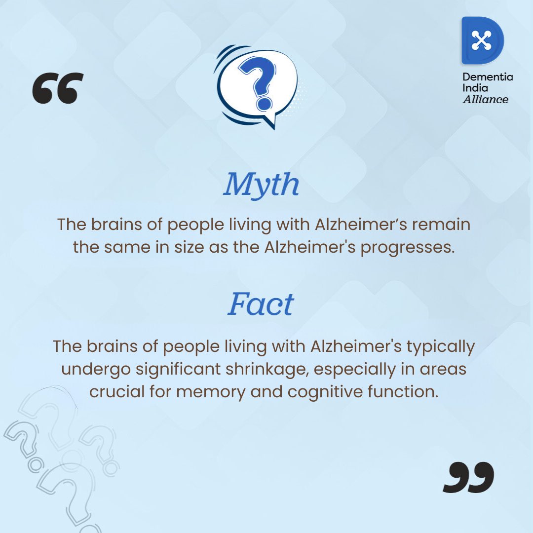 Did you know this fact about persons living with dementia? Let’s embrace facts and knowledge about the world of dementia and transform the landscape of dementia care in India!

#DementiaAwareness #DementiaMyths #DementiaFacts #DementiaIndia #DementiaCommunity #DementiaCare