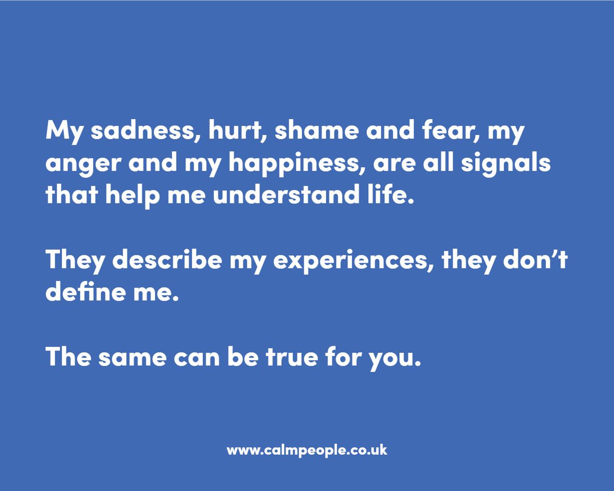 My sadness, hurt, shame and fear, my anger and my happiness, are all signals that help me understand life. 

They describe my experiences, they don’t define me. 

The same can be true for you.

#humanresources #personaldevelopment #whatinspiresme #managementconsulting #management