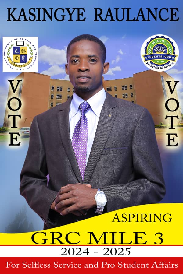 Tomorrow, we are voting GRCs at MBARARA UNIVERSITY OF SCIENCE AND TECHNOLOGY 🔥 @lauryug is a capable leader.