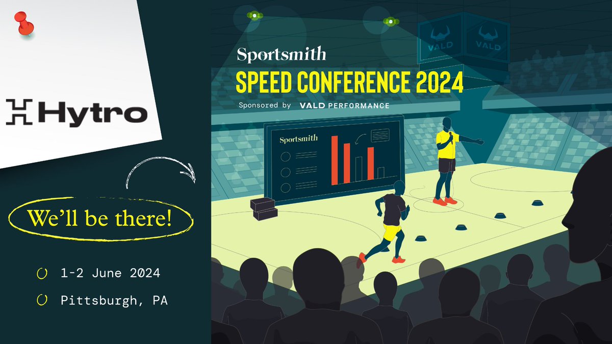 We are excited to announce that we are attending the @SportsmithHQ Speed Conference as a Partner. The Speed Conference will be held in Pittsburgh 01-02 June, #Sportsmith #SportsScience #SportsPerformance #SpeedCoach #SpeedConference