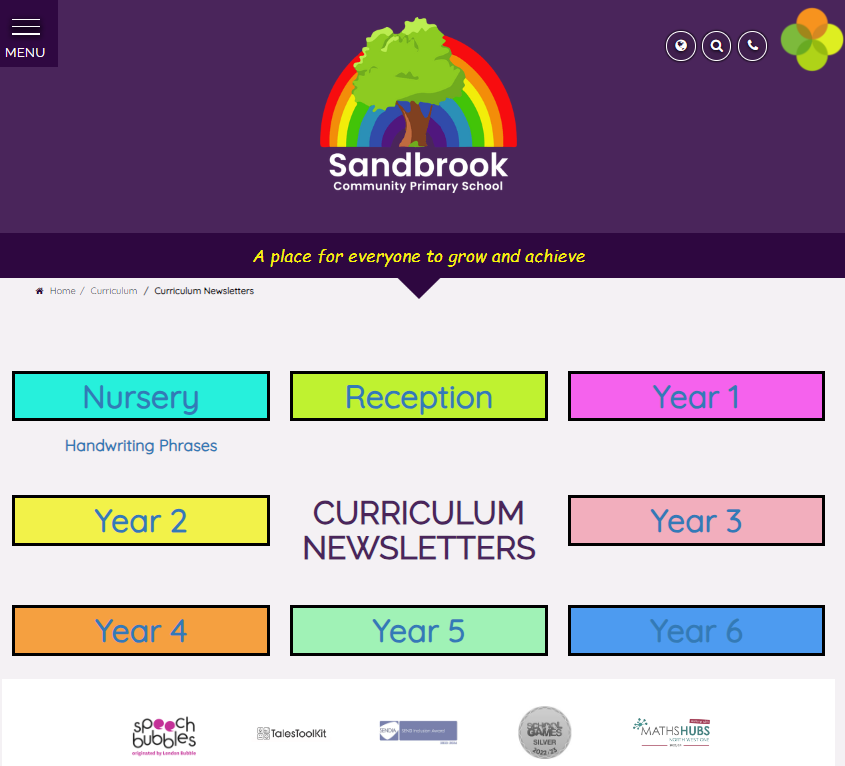 Check out our latest curriculum newsletters on the Sandbrook website bit.ly/46rPlUd

You will find information about the various curriculum areas that children in each year group will be covering  this half-term.

#sandbrookprimary #watergrovetrust #providingmore