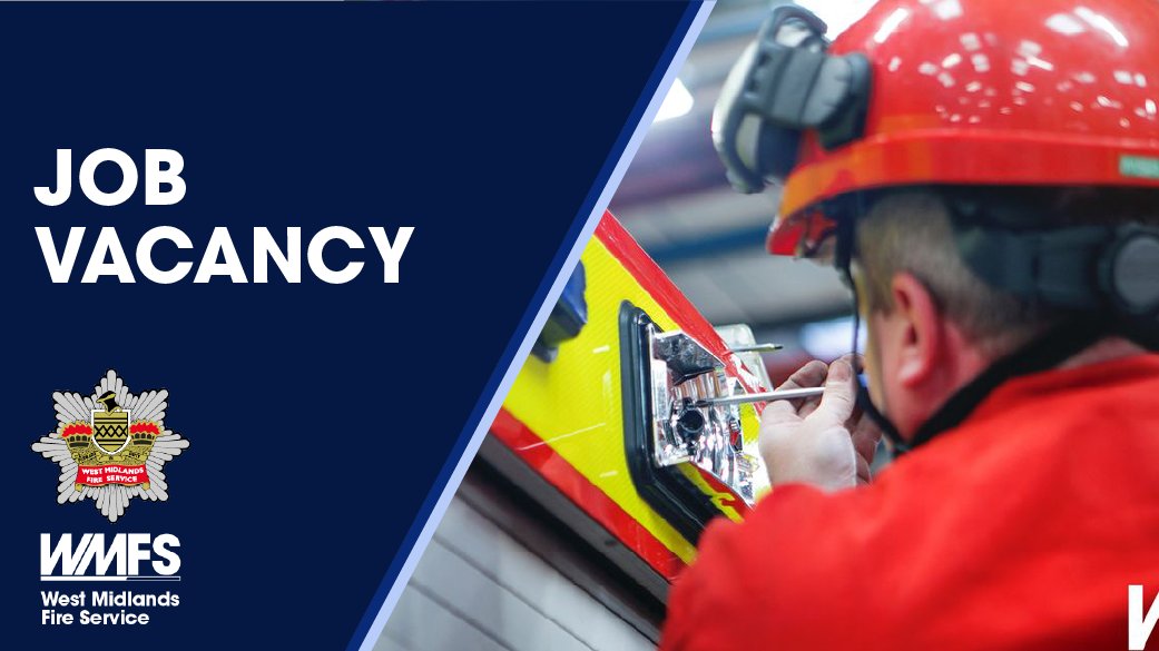 We're hiring for an LGV Technician 🛠️. Help maintain our fleet and support our community in this full-time, rota-based position. 🚒 Apply and find out more via the link below. 👉 wmfs.link/4cRvfqJ #WeAreWMFS #FireServiceJobs