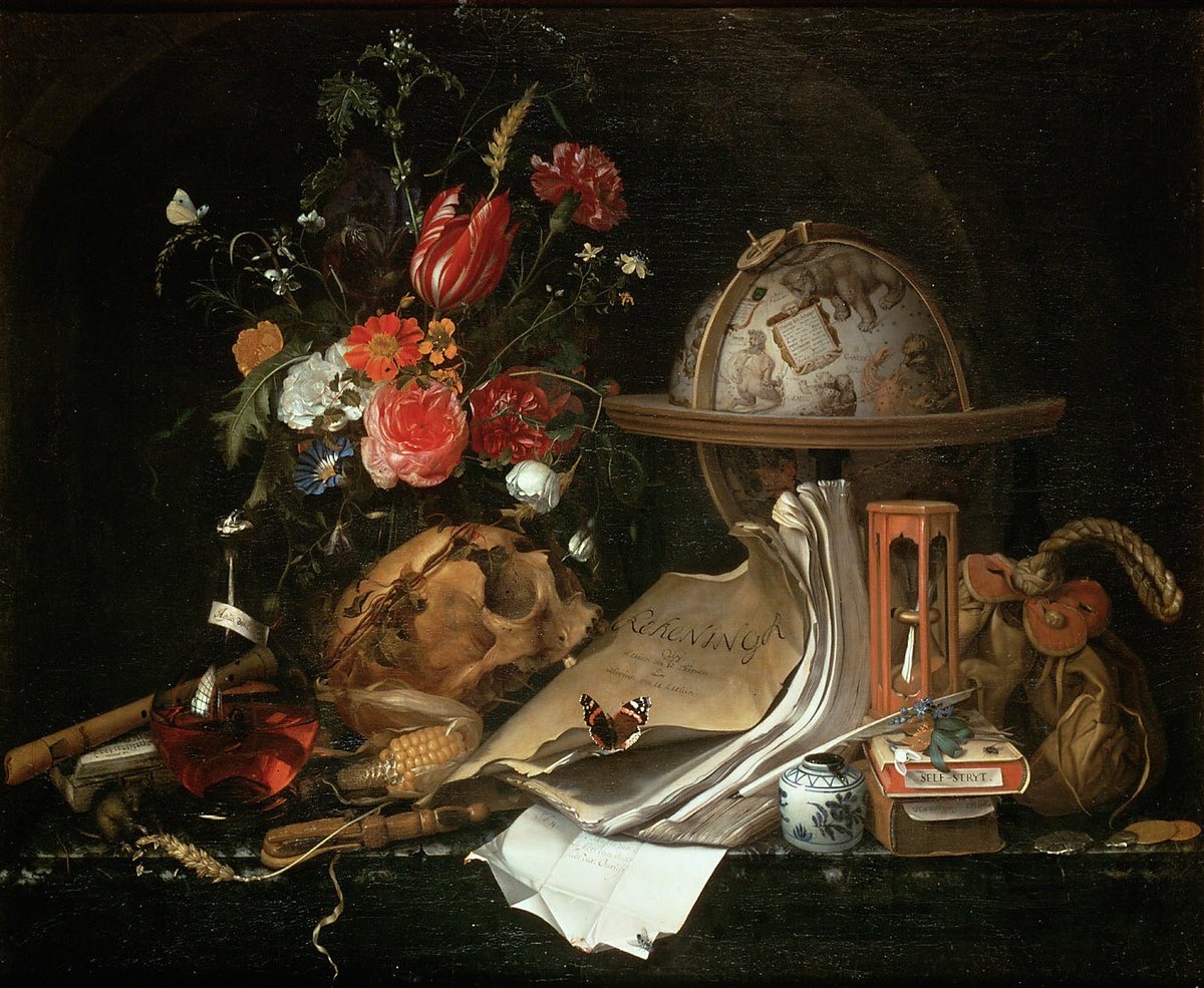 Vanitas Still Life, Maria van Oosterwijck, 1668 (Kunsthistorisches Museum Wien)