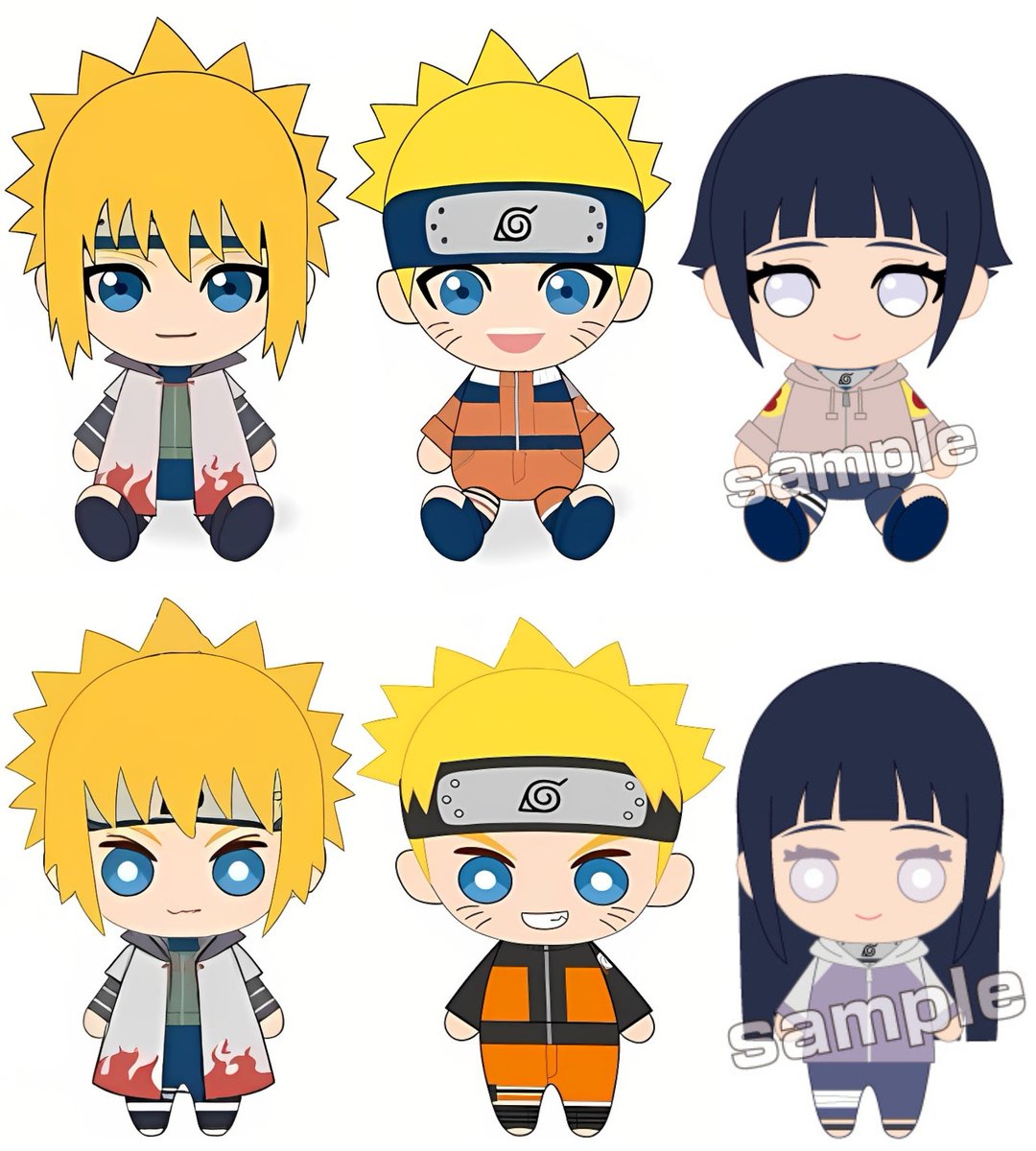 UZUMAKI FAMILY IN NARUTO & NARUTO SHIPPUDEN BALL CHAIN MASKOT PLUSHIES‼️

Hinata has recently been added. Love how we can see hers and Naruto's growth in the merch ❤️