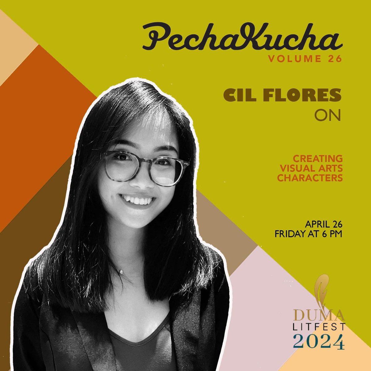 It’s my first time doing a Pecha Kucha presentation. I’m so honored to be invited as one of the speakers. 

See you at the Dumaguete Litfest! 🥹✨