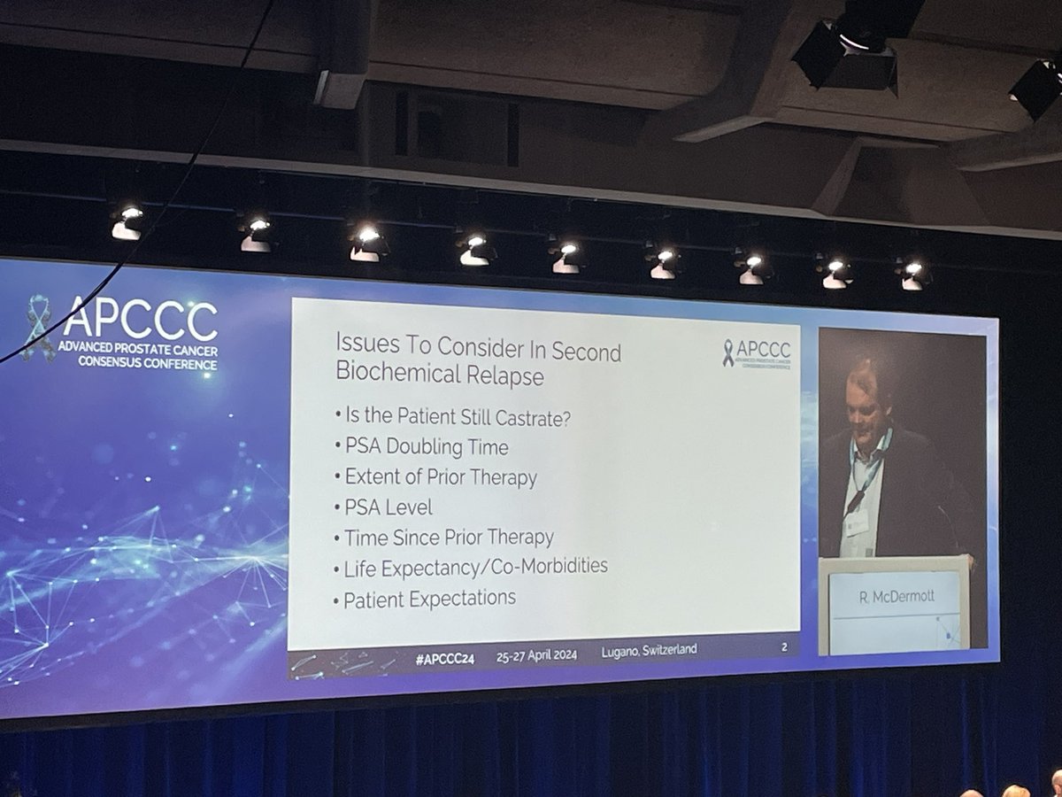 Ian Davis (@prof_iand) on Twitter photo Key points from <a href="/RayMcDermott1/">Ray McDermott</a> on PSA recurrence. Note the first one - I’ve lost count of the number of times the solution to the unexpected progression (including known M1) was “the other doc told me I could stop the injections and I haven’t had one for 2 years.” #APCCC24 Key points from <a href="/RayMcDermott1/">Ray McDermott</a> on PSA recurrence. Note the first one - I’ve lost count of the number of times the solution to the unexpected progression (including known M1) was “the other doc told me I could stop the injections and I haven’t had one for 2 years.” #APCCC24