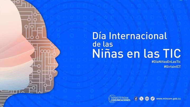 En #Cuba la celebración del Día Internacional de las Niñas en las TIC ha sido una hermosa jornada que concluye hoy, 25 de abril, a las 10am, con la actividad nacional en el Palacio Central de los Joven Club de Computación en #LaHabanaDeTodos