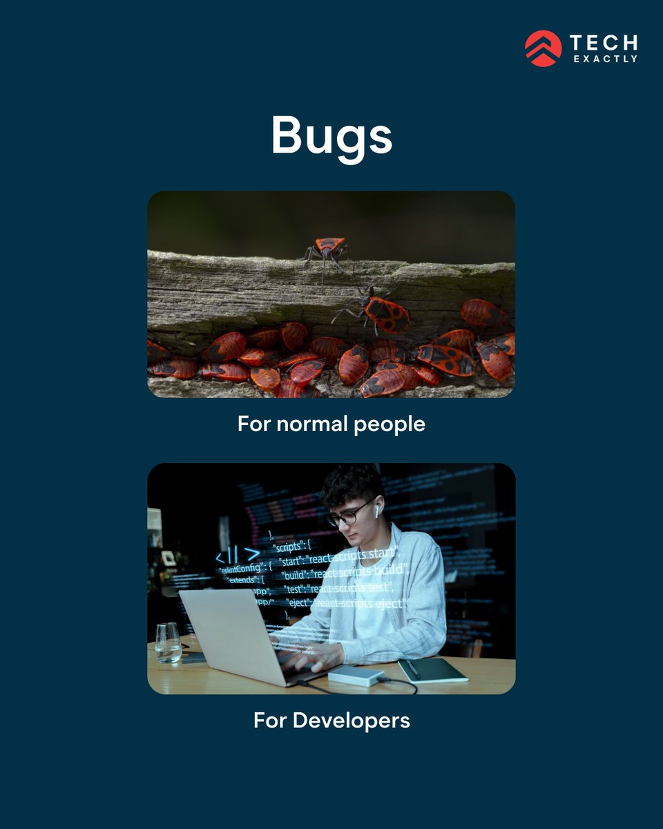 You might be a #developer if your attention naturally gravitates towards the bottom of the screen.

#techexactly #techhumor #developingisfun #programmingfun