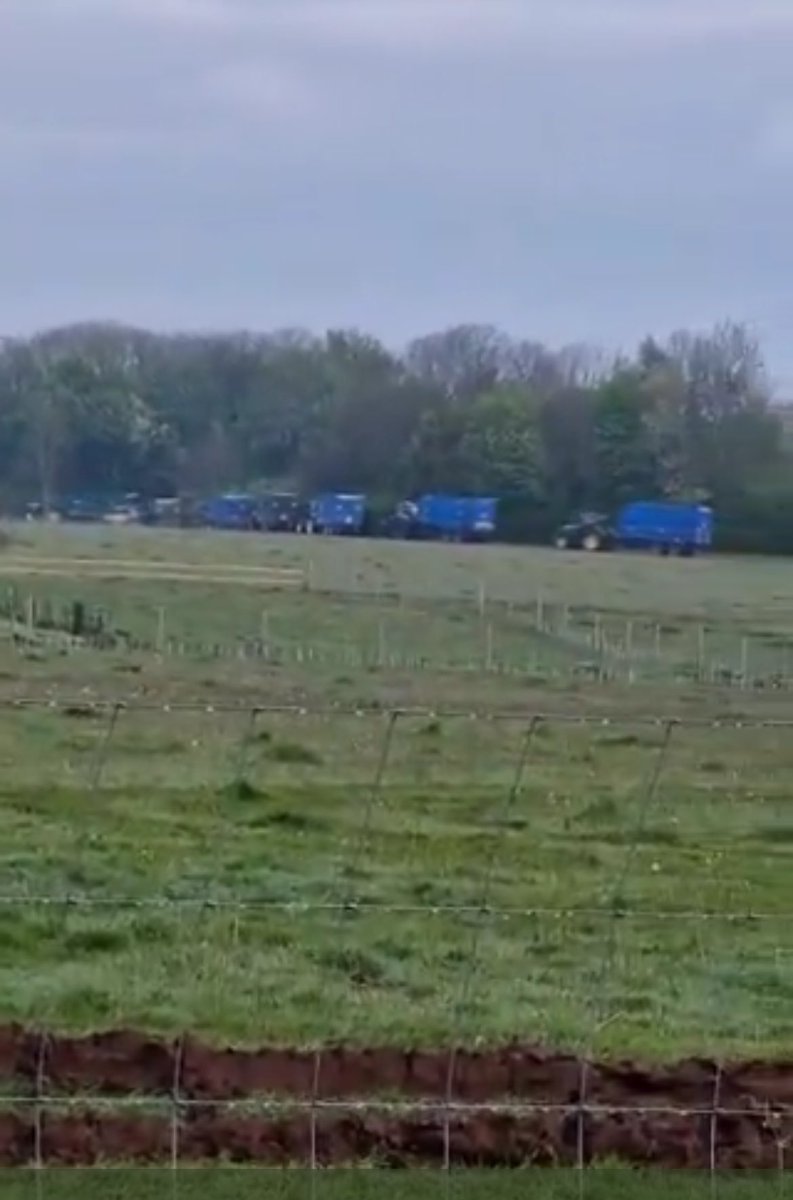 Paul1968T's tweet photo. @ChrisGPackham @Natures_Voice Meanwhile. Just outside #Bristol venture capitalist backed private allotment firm Roots Allotments - having already euthanised a deer that got stuck on its fencing - are dumping 100s tonnes of composted municipal waste on a wildflower meadow known to be populated by skylarks. https://t.co/GBP41PcARA
