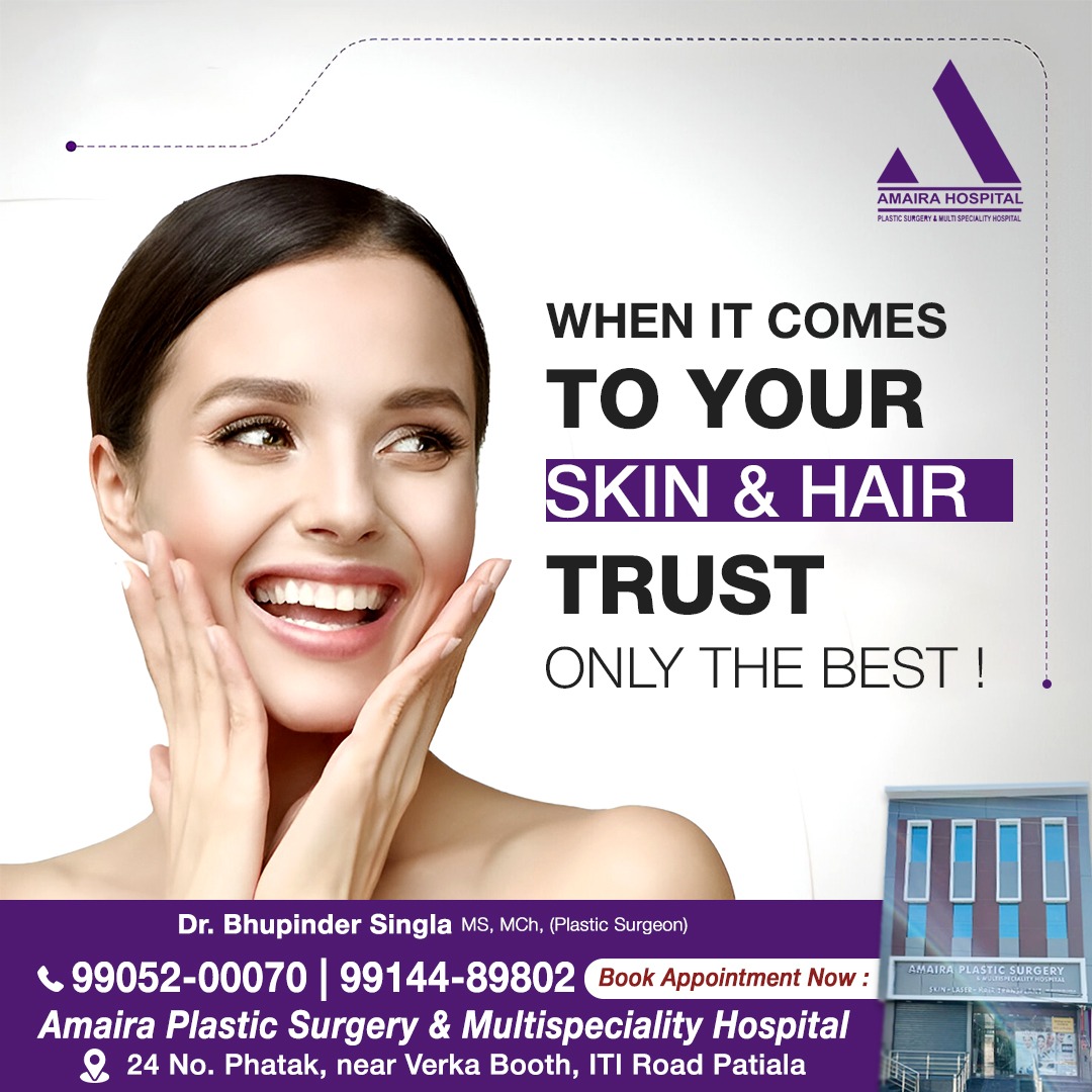 WHEN IT COMES TO YOUR SKIN & HAIR TRUST ONLY THE BE
#Acnetreatment #Hairfall
#Hairremoval
#Hairtransplanttechinque
#Acnescartreatment
#Vitiligotreatment
#drbhupindersingla #laserhairremoval #lasertreatment #fullbody #CosmeticSurgery #panjab #expertadvice