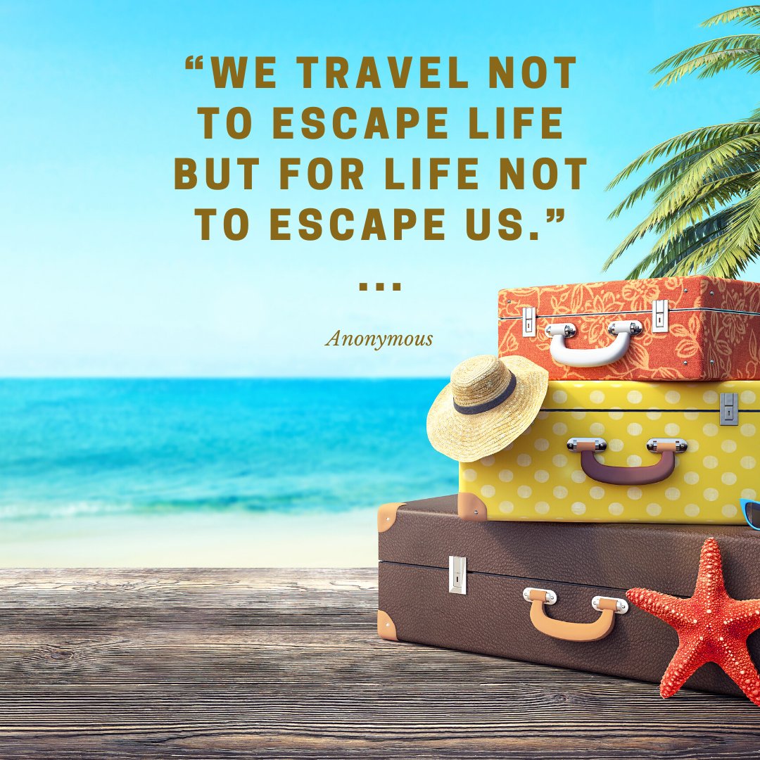 We travel not to escape life but for life not to escape us... Anonymous 
#travelbusiness #businessopportunity #travel bit.ly/42CvHV7