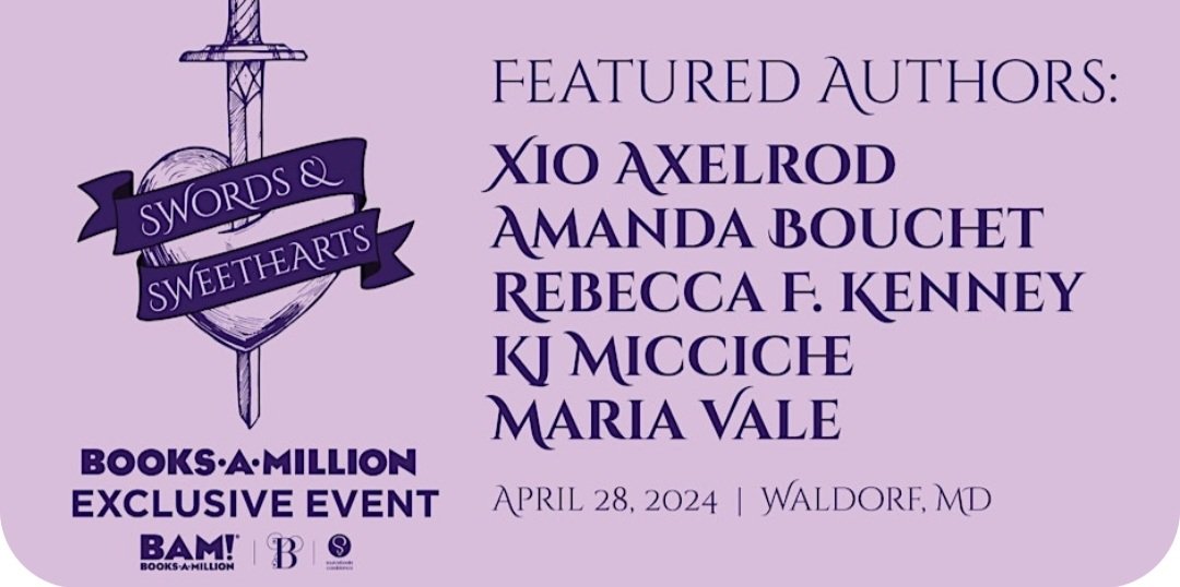 If you didn't get Apollycon tickets, you can still see me at Books-A-Million in Waldorf, MD this Sunday at 11! First 50 guests receive an ARC of Beautiful Villain, my Gatsby retelling. There's a link to register in my bio.