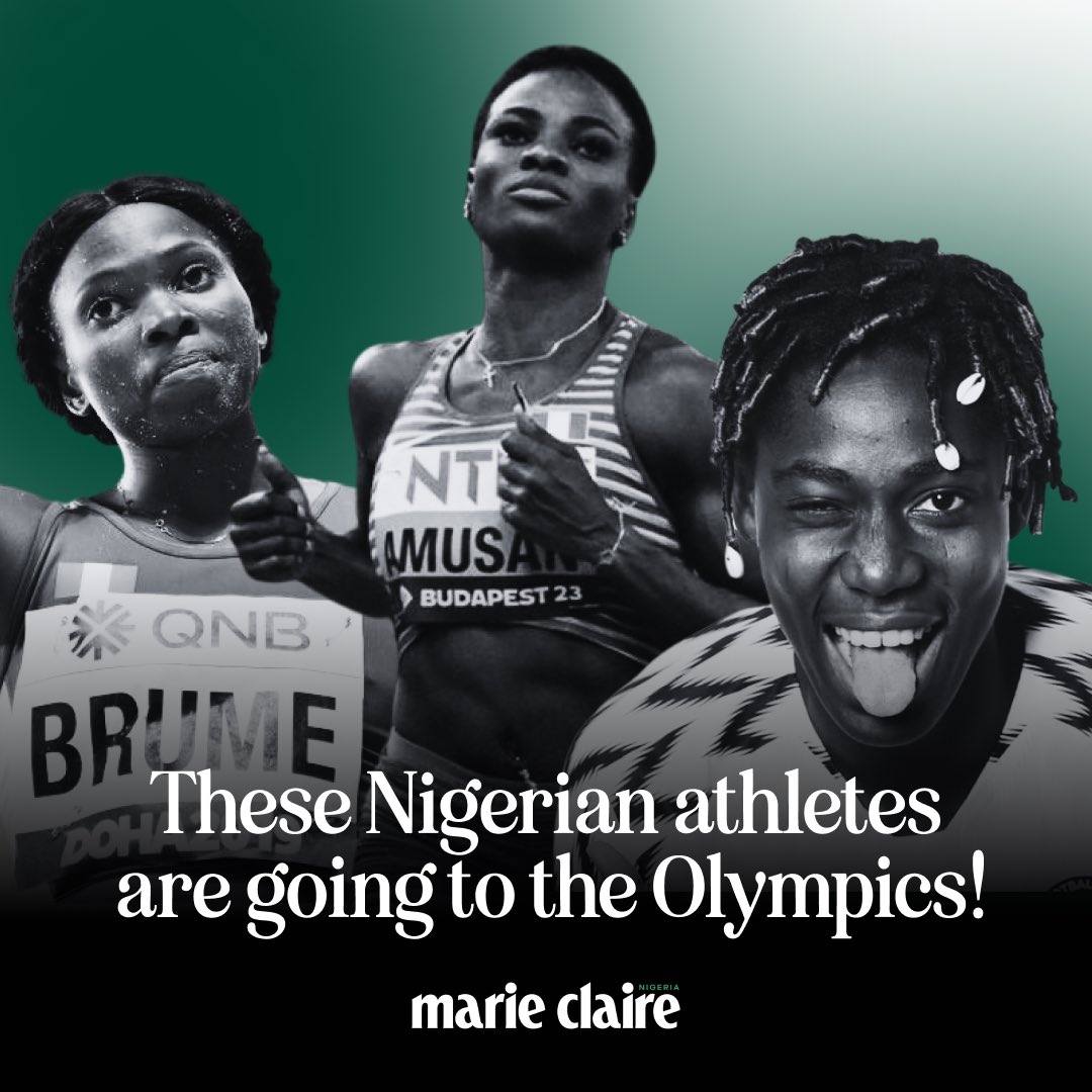 Aren’t Nigerian women just superstars? We’re thoroughly excited for these women athletes who will be going to the 2024 Olympics!

See more: marieclaire.ng/we-are-rooting… ❤️‍🔥

Image Credit: We do not own the rights to these images. 

#MarieClaireNigeria #WomenAthletes #Olympics
