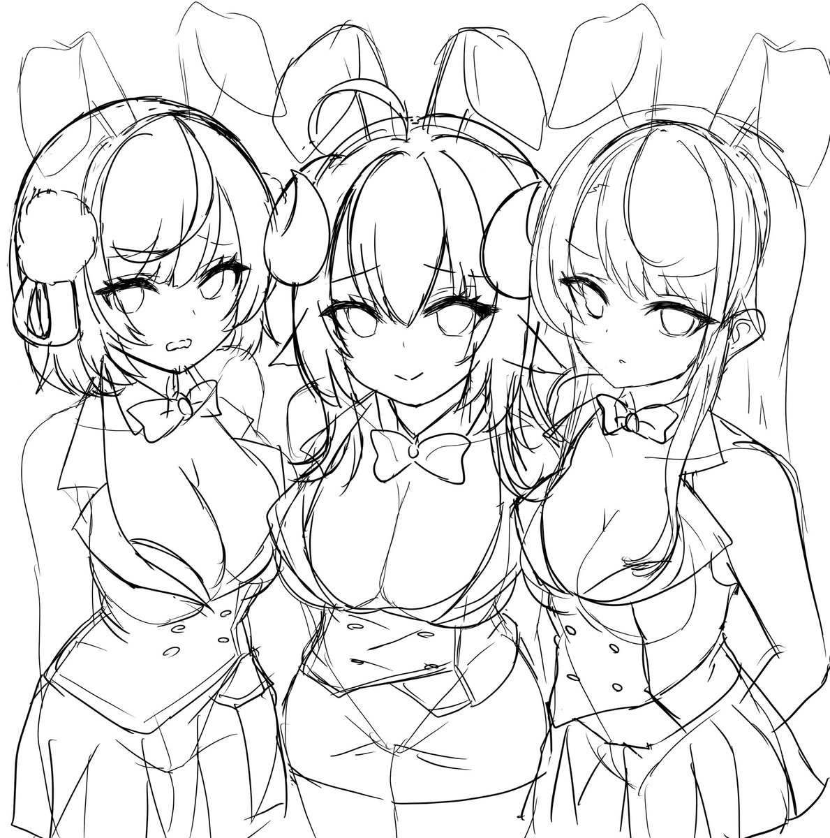 wip
ぱっと見た瞬間からこれが思いついてどうしても描きたい衝動が抑えられない・・・すまぬすまぬ・・・ 