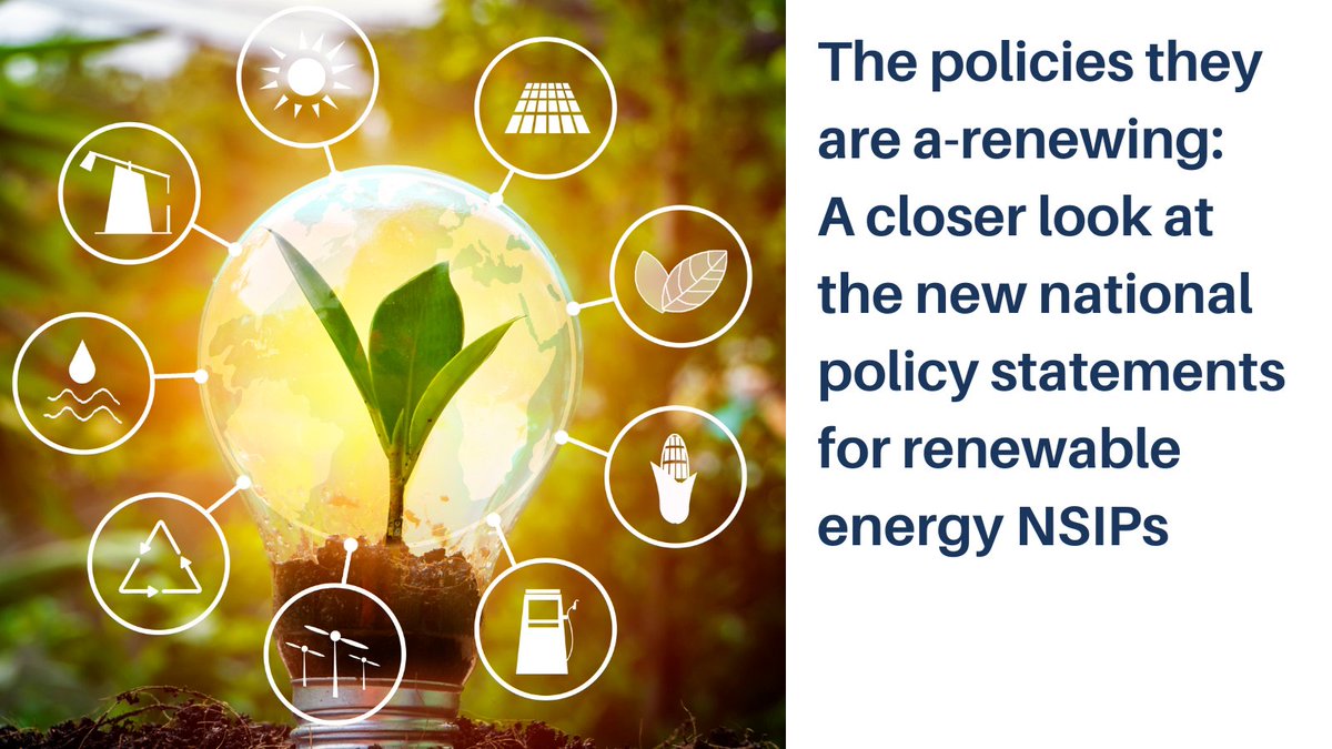 In this latest #elb post, @FTB_law pupil barrister, Armin Solimani takes a closer look at the new national policy statements for renewable energy NSIPs: ftbchambers.co.uk/elblog/view/th…
Subscribe to #elb: ftbchambers.co.uk/elblog/ELB-sig…
#renewableenergypolicy #nsips #blog #environmentallaw