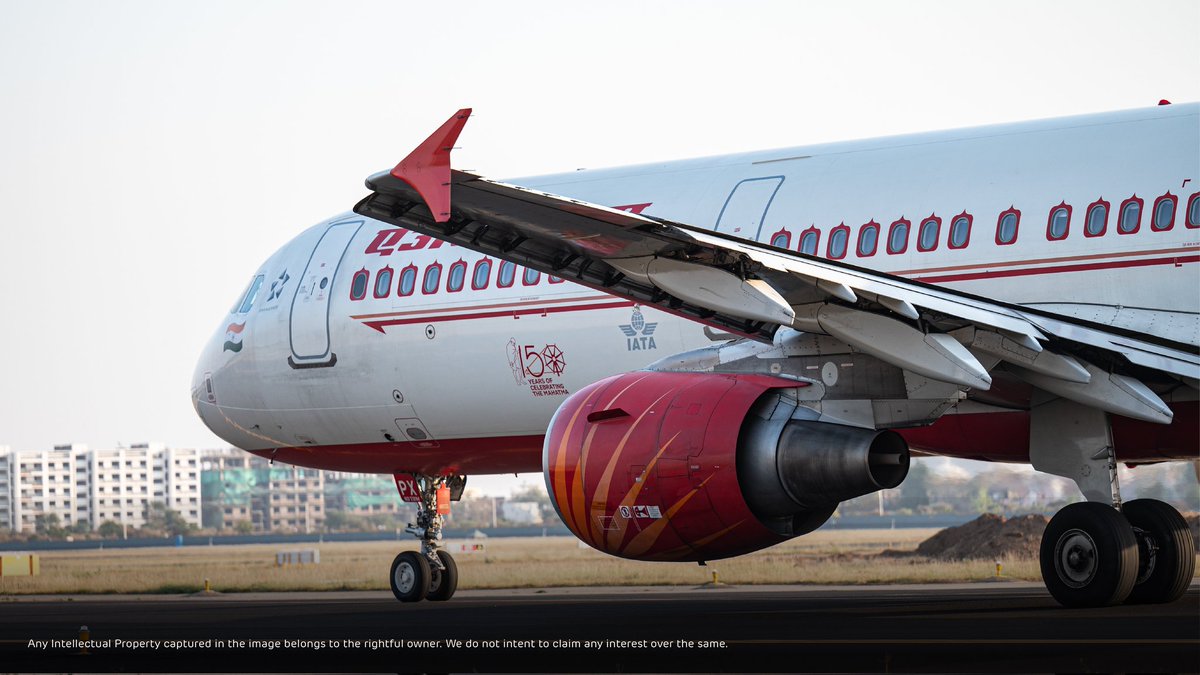 Look who we spotted at the airside of #AhmedabadAirport. It's business as usual with @airindia in the spotlight at our #GatewayToGoodness. #AhmedabadAirport #GatewayToGoodness #Ahmedabad #Aviation #AviationPhotography #AviationDaily #AviationLovers