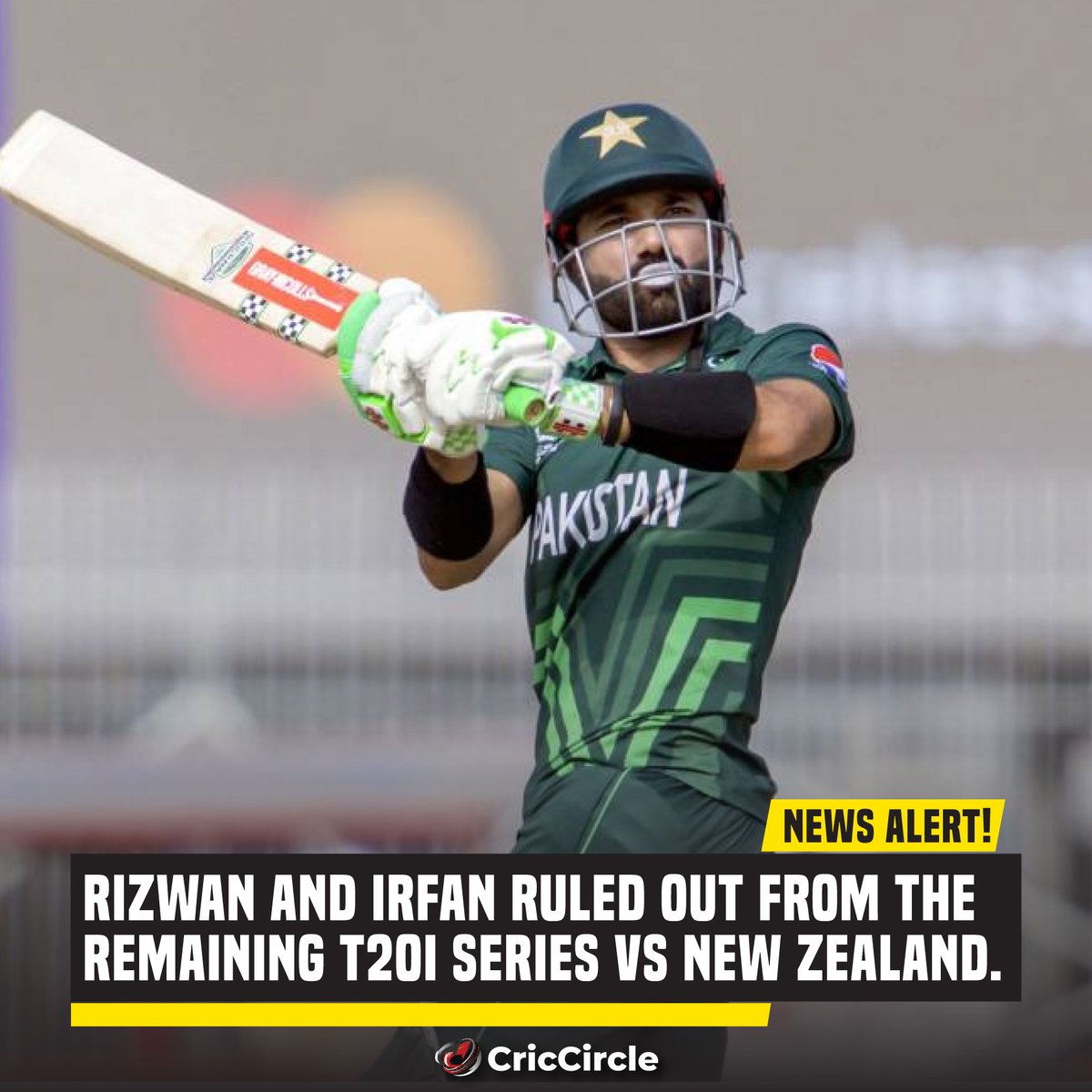 #MohammadRizwan and #IrfanKhan ruled out from The remaining T20I series against New Zealand. #PAKvNZ #NZvPAK #PCB