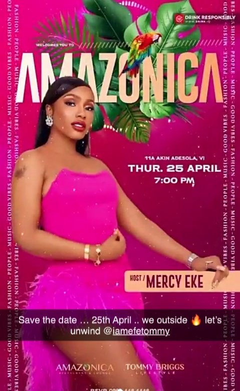 Na here e dey happen
PARTY WITH MERCY EKE
#mercyeke
#MercyEkexAmazonic
#MercyEkexMercenaries