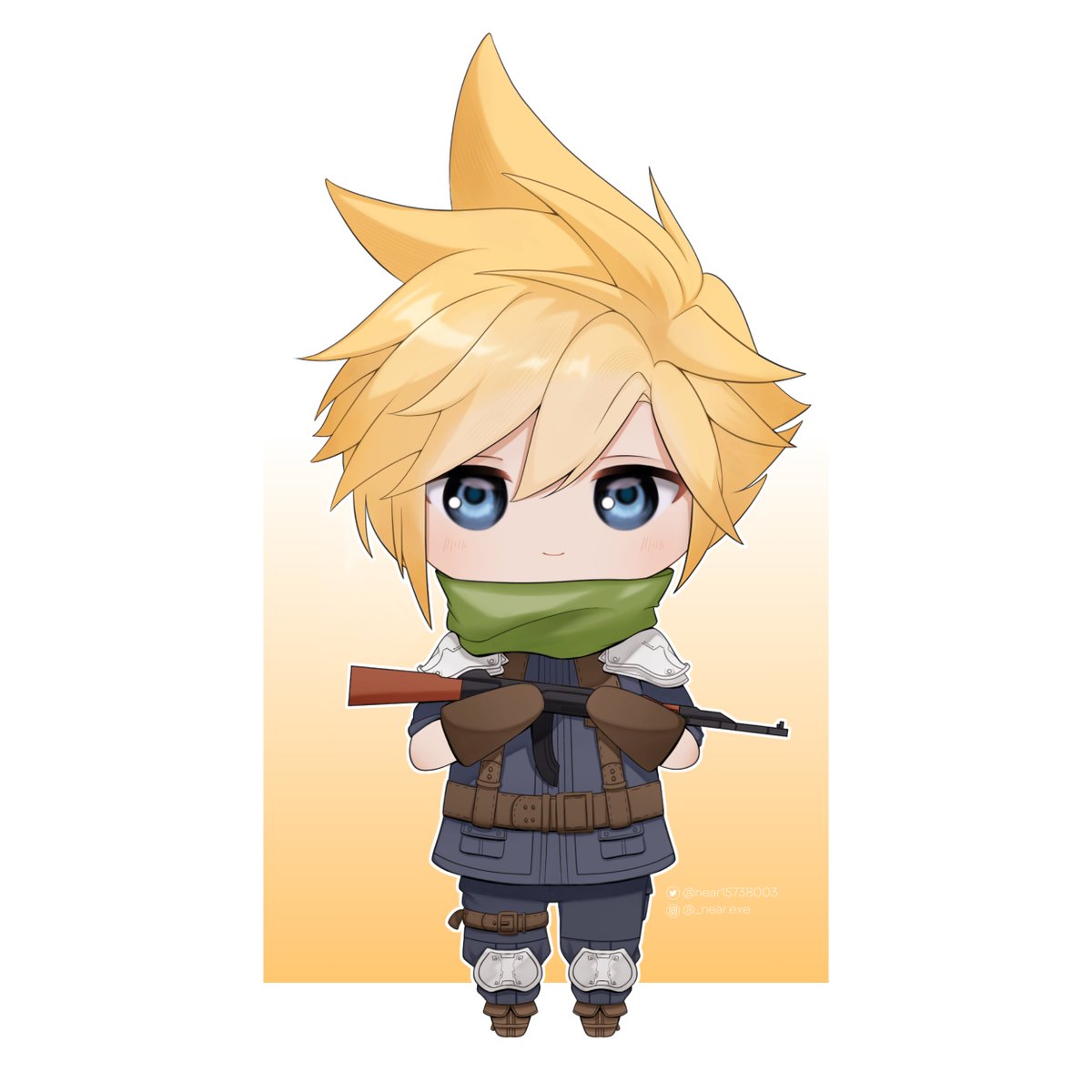 🤏🐥 #FF7 #CloudStrife