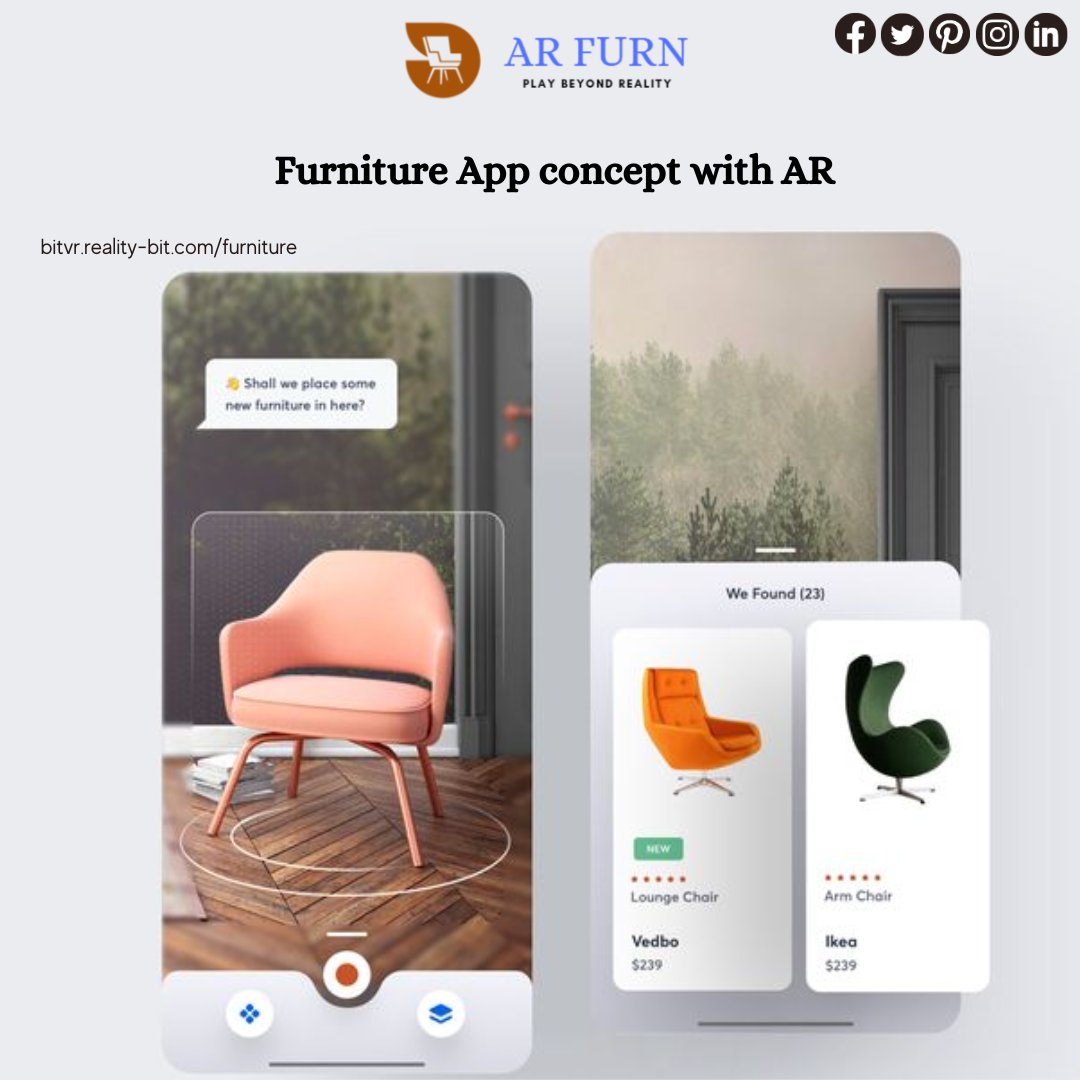 Transforming furniture sales with our AR app! Explore, visualize, and sell furniture like never before. 🛋️✨
.
#ARFurniture #AugmentedRetail #FurnitureTech #VirtualShopping #FurnitureInnovation #ARDesign #TechRetail #VirtualFurniture #FutureOfRetail #ARCommerce