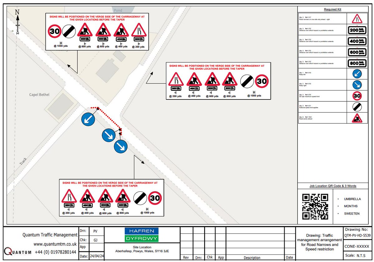 EMERGENCY SPEED RESTRICTION TO 30MPH: U2890 & C2158 BWLCH-Y-FFRIDD, NEWTOWN is in place from the 25-29 Apr 2024 (24 Hrs Restrictions) on behalf of Hafren Dyfrdwy, while they do works to repair a leak.

@PowysCC 
@hafrendcymru 
@TrafficWalesN