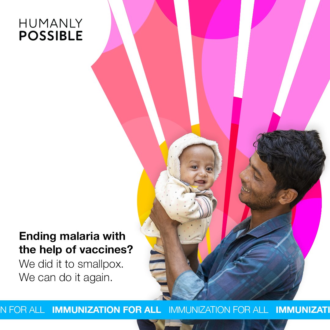 It's #WorldMalariaDay2024 ! We’ve defeated smallpox. What will we defeat next? Now is the time to champion the incredible new vaccines that are on the way. Just imagine a future without cervical cancer. No measles or malaria or polio. Let’s show the world what’s #HumanlyPossible.