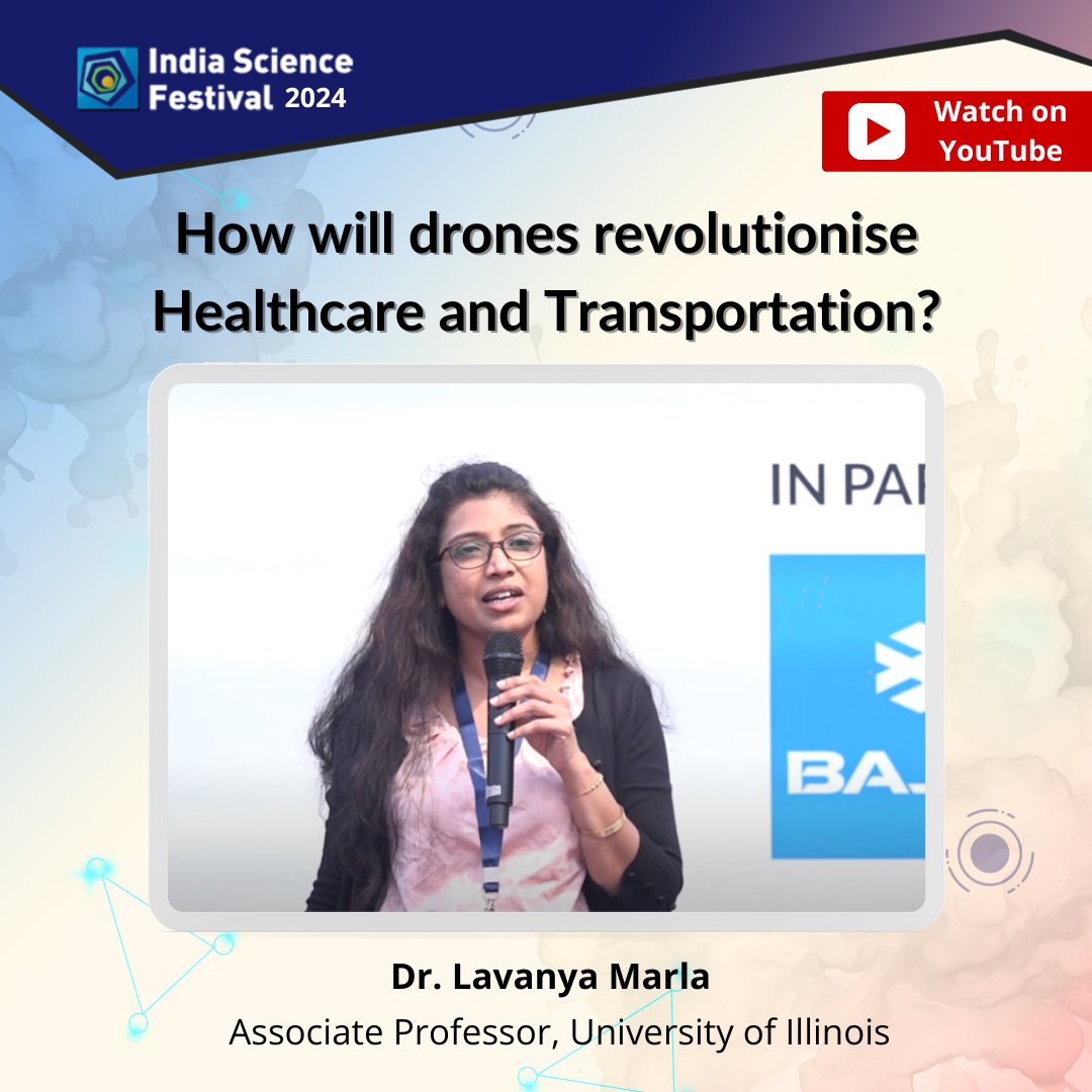 Curious about the future of transportation and #healthcare? Watch Dr Lavanya Marla from @IllinoisISE talk about innovations in transportation systems and leveraging #drones to enhance efficiency in transportation and healthcare! Watch here: youtube.com/watch?v=n1TpR7…