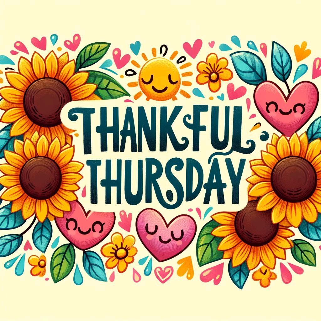 🌟 Feeling blessed and grateful this #ThankfulThursday! Let's spread love and positivity. Remember, every day is a gift. 🙏❤️ #Gratitude #ThursdayThoughts #ThankfulHeart #Love #ThankfulGratefulBlessed 🌼🌈