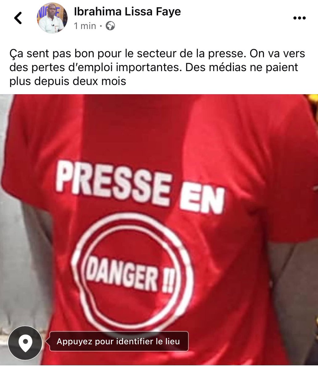 Fin du silence…. La presse particulièrement les jeunes reporters souffrent ❌ Soutien total aux confrères de GFM et Emedia 🙏🏾 #presse #Senegal