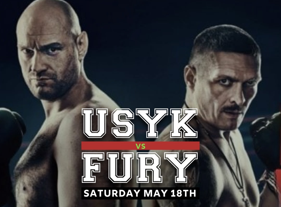 🥊🥊Saturday 18th May 🥊🥊
🥊🥊Usyk 🇺🇦 vs Fury 🇬🇧🥊🥊
Who will be become the undisputed “Heavyweight Champion of the World”🌎 ??? Watch it live at the Lord Gascoigne - Garforth - Leeds 🥊🇺🇦🇬🇧🥊🇺🇦🇬🇧🥊🇺🇦🇬🇧🥊🇺🇦🇬🇧🥊🇺🇦🇬🇧🥊