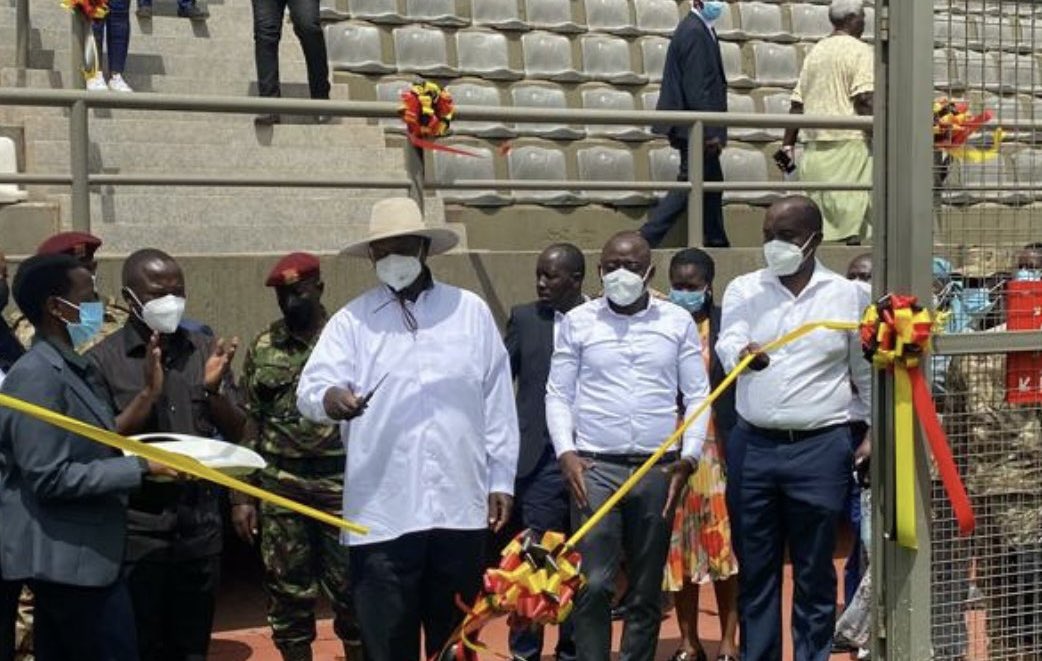 H.E. Yoweri Kaguta Museveni has commissioned Nakivubo War Memorial Stadium today. #VOKNews 📸 curtesy photos