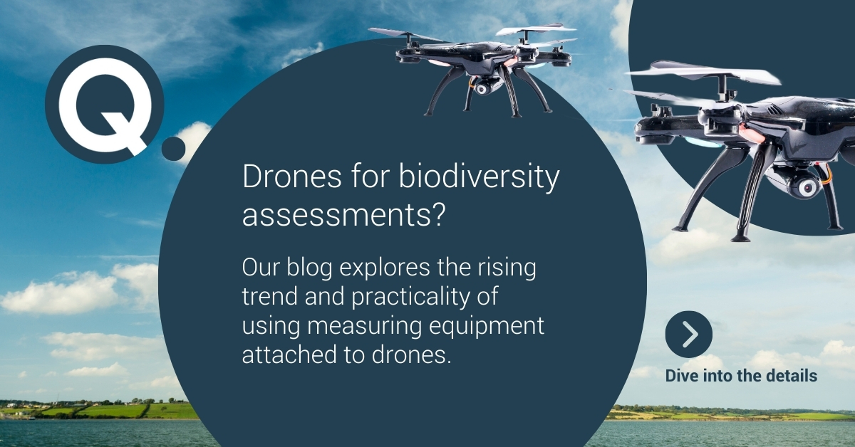 Drones for biodiversity assessments? Our blog explores the rising trend and practicality of using measuring equipment attached to drones. Dive into the details: hubs.lu/Q02tx_Mv0 #BNG #SustainableTechnology #LandManagement