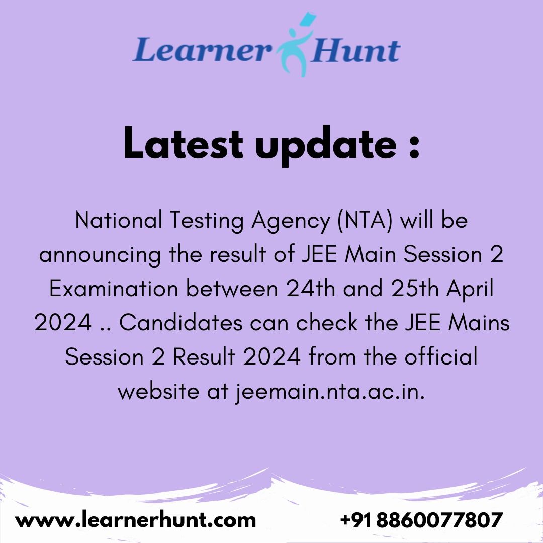 The JEE Main Session Result 2024, declared by NTA, is pivotal for aspiring engineers. Access scores on jeemain.nta.ac.in for academic pursuits. 

#jeemains #jeemainsessionresult #jeemainsessionresultout #jeemainsessionreleased