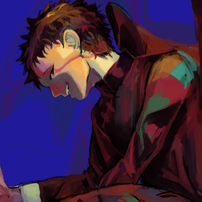 #笑顔の絵でその人の性格がわかるらしい 癖のある笑顔が多いかも