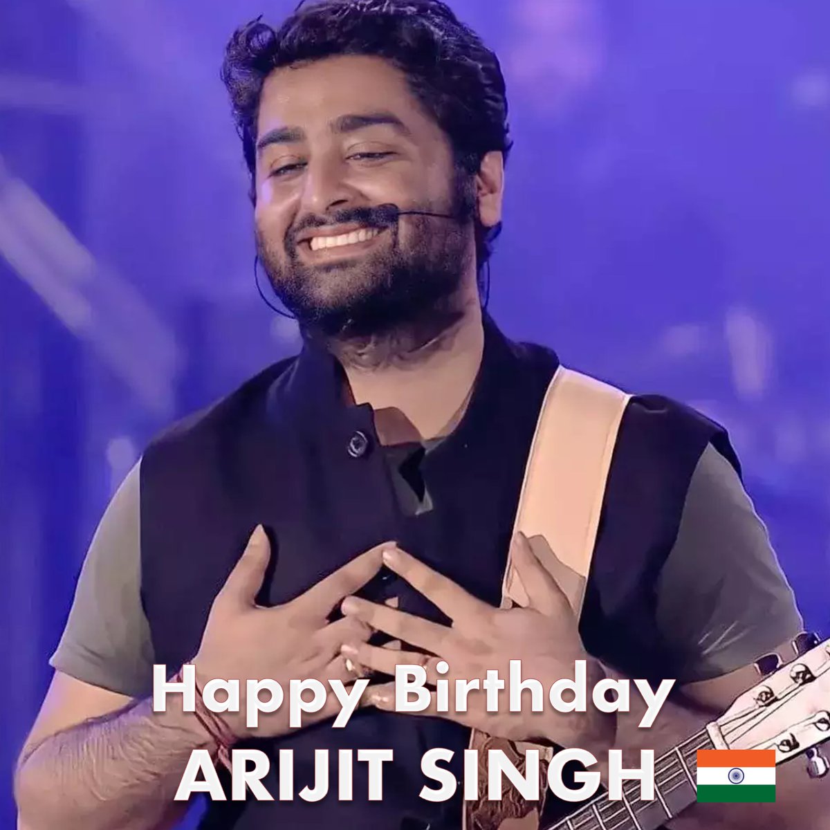 Happy 37th birthday to the hugely talented chart-topping, record-breaking, history-making Indian legendary singer & music composer #ArijitSingh! 👏🎂🎉🌟🐐👑🧡🤍💚 #Arijit is one of the greatest singers in the History of Hindi cinema! He's the 3rd most followed Artist on Spotify…