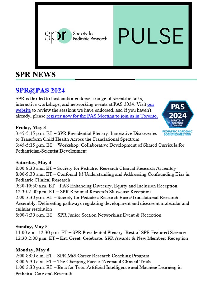 Going to @PASMeeting ? Check out these great @SocPedResearch sessions. RT @AmerAcadPeds @amspdc @AmerPedSociety @AcademicPeds @LoisLeeMD @JoyceJavierMD @olddockeller @LisaChaMD @AnnReedMD @AlviraLab @ravimpatelmd @neosatyan @AAPNews @Ackerdoc