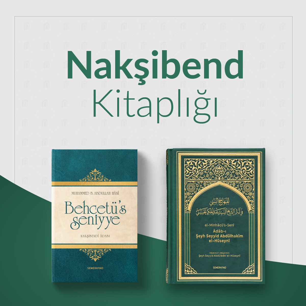 NAKŞİBEND KİTAPLIĞI Nakşibendilik kategorisindeki birbirinden değerli eserler bu kitaplıkta... semerkandkitap.com/kategori/naksi… İYİ OKUR, İYİ KİTAP OKUR #iman #amel #sohbet #tasavvuf #nakşibendilik #guzelahlak #edep #adap #semerkandkitap #iyiokuriyikitapokur